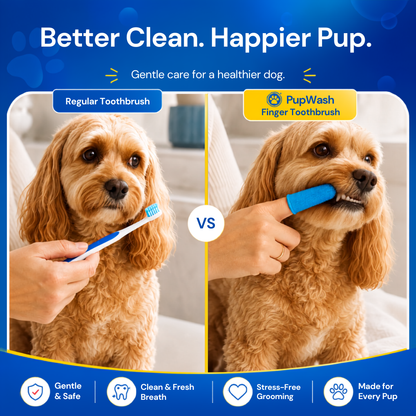 PupWash 360 Dog Tooth Brush - 4 Pack