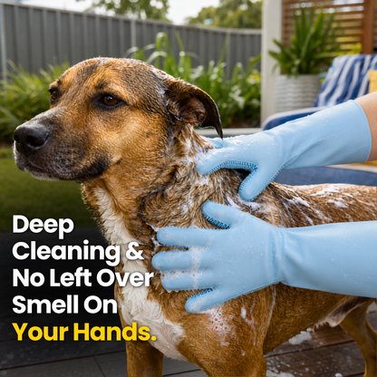 PupWash Silicone Dog Wash Gloves